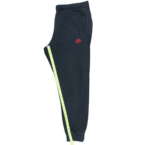 Nike Men Black Fleece Jogger Sweatpants M Regular Fit
