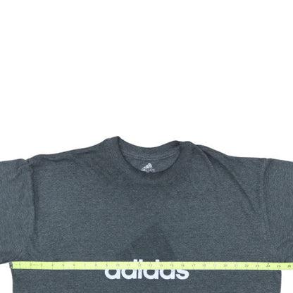 Adidas Men's Dark Grey Crew Neck Short Sleeve T-Shirt XL