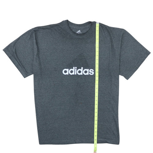 Adidas Men's Dark Grey Crew Neck Short Sleeve T-Shirt XL