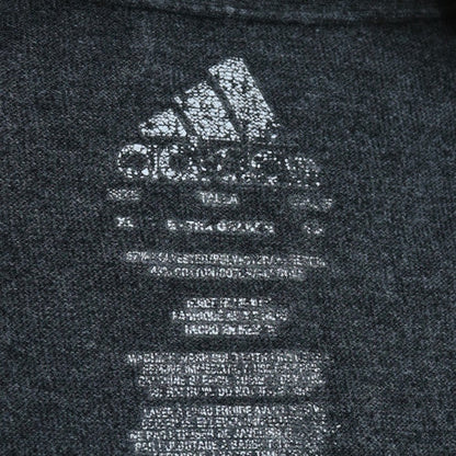 Adidas Men's Dark Grey Crew Neck Short Sleeve T-Shirt XL