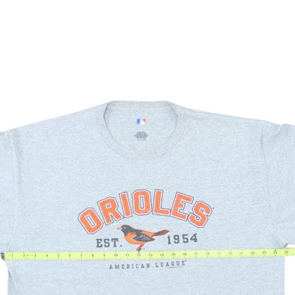MLB Genuine Merchandise Men's Grey Orioles Graphic XL T-Shirt