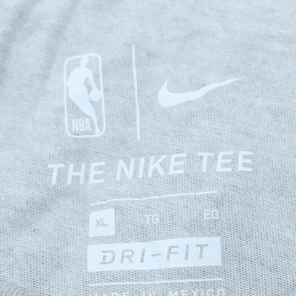 Nike Men's Grey Philadelphia 76ers Dri-Fit T-Shirt XL NBA Graphic Top