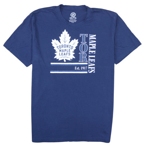 NHL Men’s Blue Toronto Maple Leafs 2XL Cotton Graphic T-Shirt
