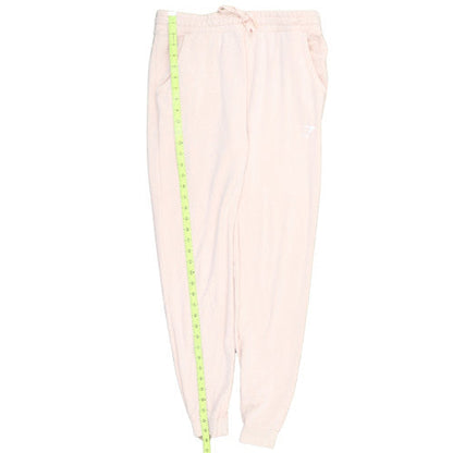 Gymshark Women Pink L Joggers Viscose Blend Drawstring Cuffed Trousers