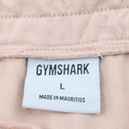 Gymshark Women Pink L Joggers Viscose Blend Drawstring Cuffed Trousers