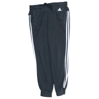 Adidas Womens Black Jogger Sweatpants M Fleece Sports Casual