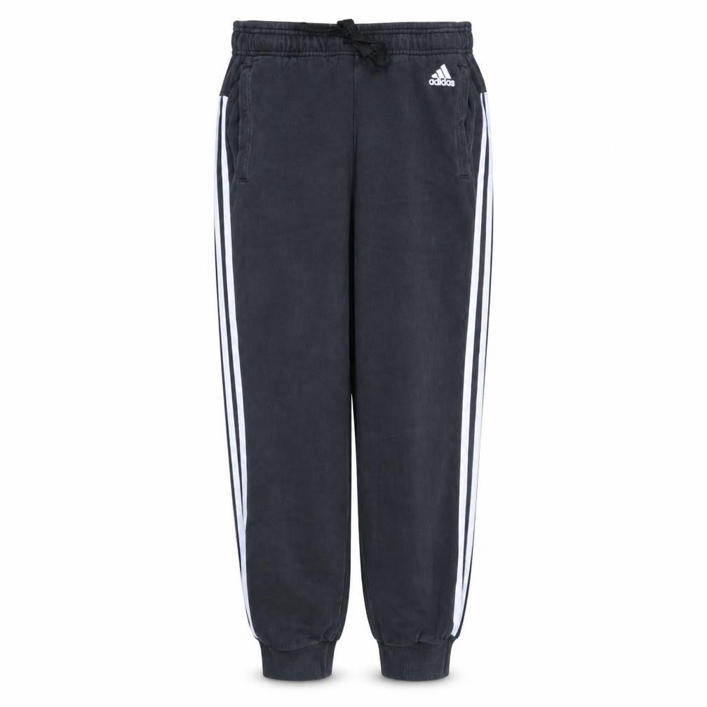 Front view of Adidas women’s black jogger sweatpants m fleece sports casual