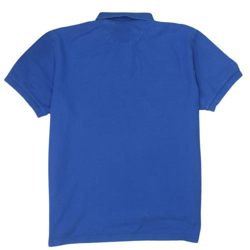 Chaps Men's Blue Cotton Polo Shirt XL Short Sleeve Classic Fit