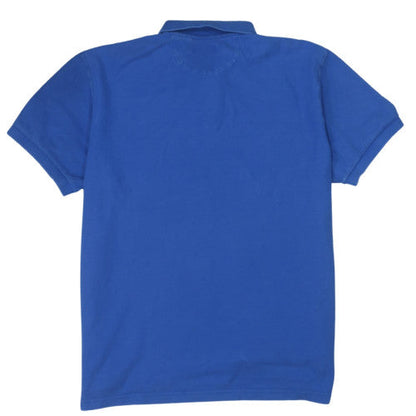Chaps Men's Blue Cotton Polo Shirt XL Short Sleeve Classic Fit