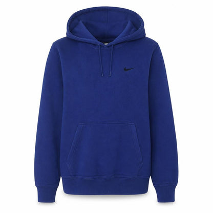 Nike Women's Blue Pullover Hoodie Medium Cotton Blend Sweatshirt