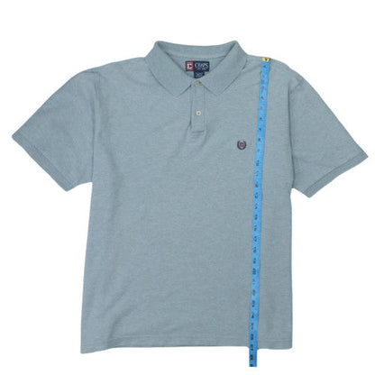 Chaps Men’s Blue Cotton Polo Shirt XL Classic Fit