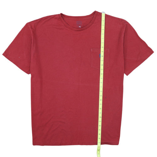 Ralph Lauren Men's Red Cotton Short Sleeve Crew Neck T-Shirt XXL