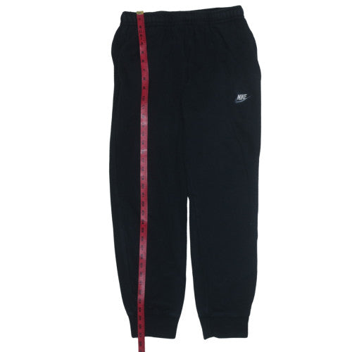 Nike Men's Black Jogger Trousers Size L Regular Fit Fleece