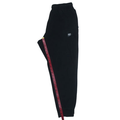 Nike Men's Black Fleece Sweatpants M Regular Fit Logo Joggers