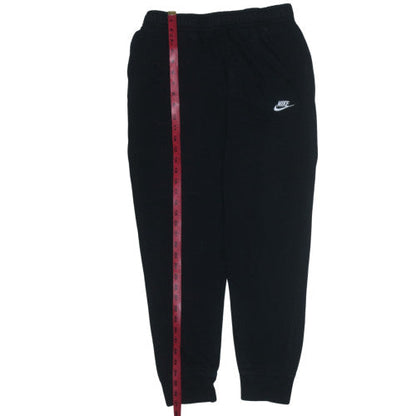 Nike Men's Black Fleece Sweatpants M Regular Fit Logo Joggers