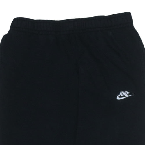 Nike Men's Black Fleece Sweatpants M Regular Fit Logo Joggers