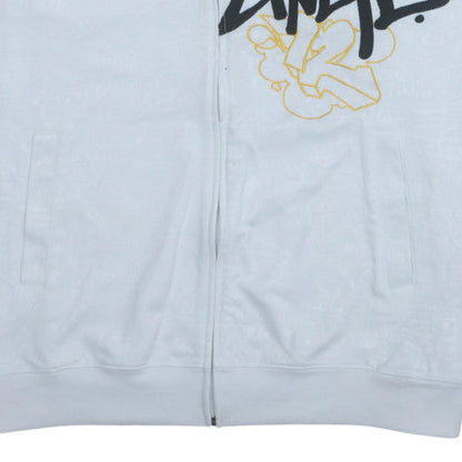 Ecko Unltd Men’s White 3XL Track Jacket Cotton Blend Zip Up
