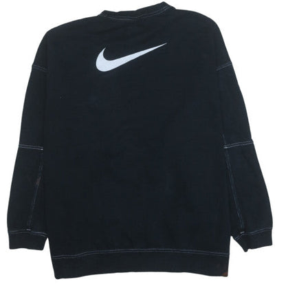 Nike Women's Black Small Pullover Sweatshirt Crew Neck Classic Fit