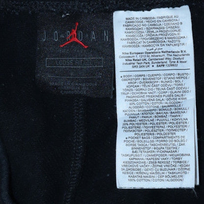 Jordan Men's Black L Fleece Sweatpants Joggers Tapered Fit