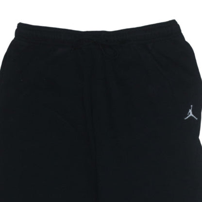 Jordan Men's Black L Fleece Sweatpants Joggers Tapered Fit