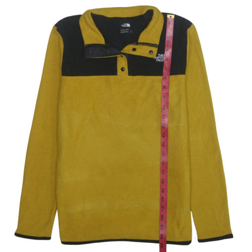 The North Face Women’s Yellow Fleece Pullover Sweatshirt Size S