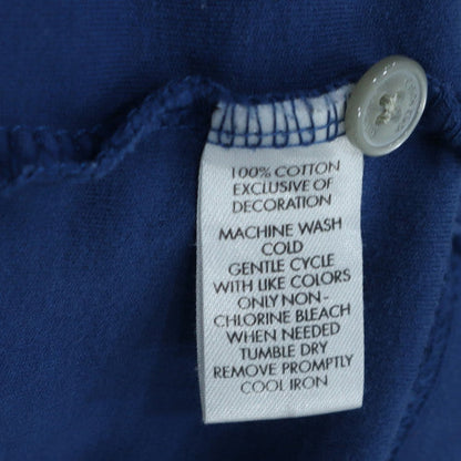 Calvin Klein Men's Blue 2XL Regular Fit Cotton Polo Shirt
