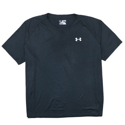 Under Armour Men’s Black 2XL HeatGear Loose Fit Sports T-Shirt