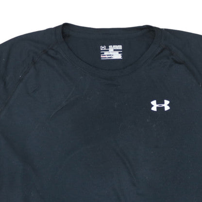 Under Armour Men’s Black 2XL HeatGear Loose Fit Sports T-Shirt