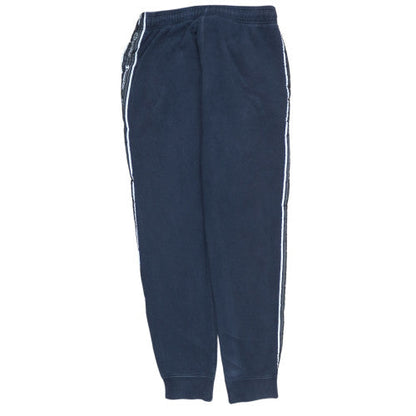 Champion Men's Blue Medium Logo Tape Cuffed Sweatpants