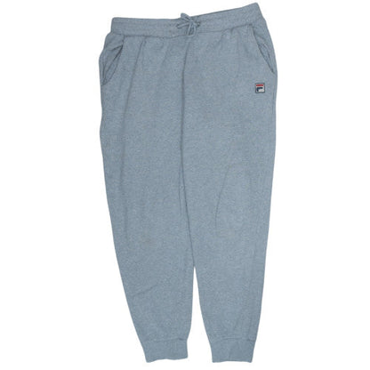 Fila Men's Grey Jogger Trousers M Regular Fit Cotton Blend