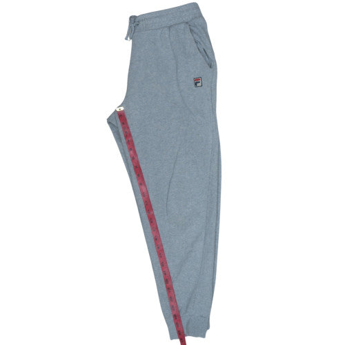 Fila Men's Grey Jogger Trousers M Regular Fit Cotton Blend