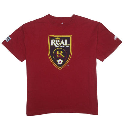 Adidas Men’s Red Real Salt Lake XL Graphic Sports T-Shirt