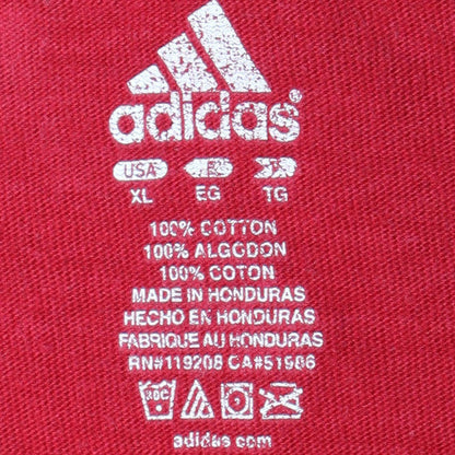 Adidas Men’s Red Real Salt Lake XL Graphic Sports T-Shirt