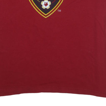 Adidas Men’s Red Real Salt Lake XL Graphic Sports T-Shirt