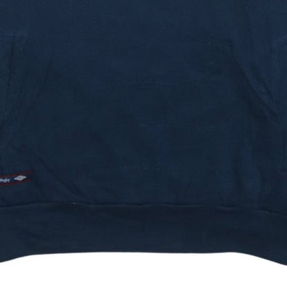 Umbro Mens Navy Hoodie England Rugby Rose Logo Size M Cotton Pullover