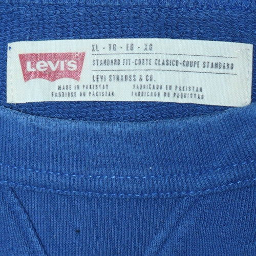 Levi's Mens Blue XL Pullover Sweatshirt Shipwrecked Graphic