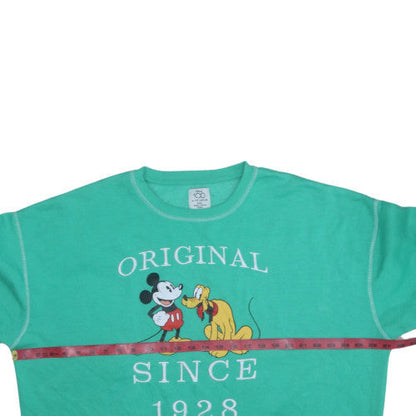 Primark Disney Green Mickey & Pluto Women's L Sweatshirt