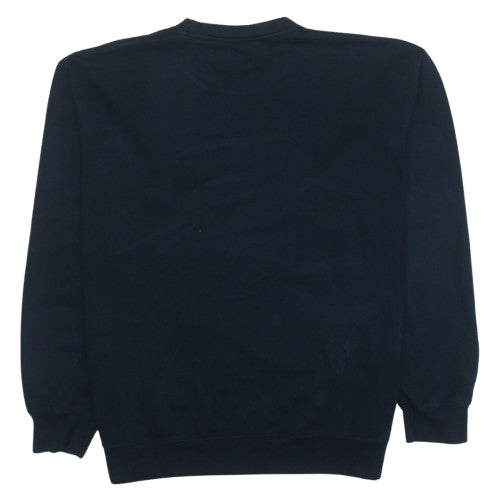 Dickies Mens Black XL Crew Neck Pullover Sweatshirt Classic Fleece
