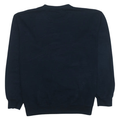 Dickies Mens Black XL Crew Neck Pullover Sweatshirt Classic Fleece