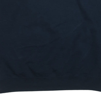 Dickies Mens Black XL Crew Neck Pullover Sweatshirt Classic Fleece