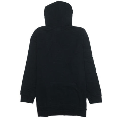 Adidas Womens Black Pullover Hoodie Medium Hooded Sweatshirt