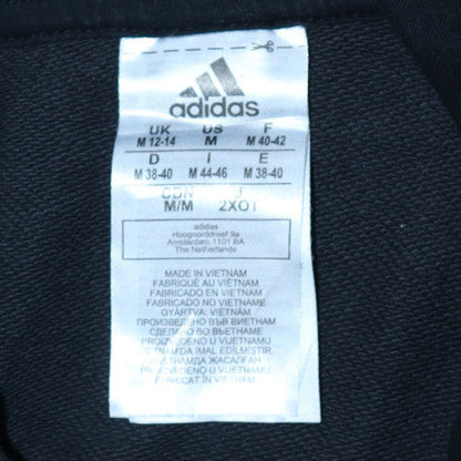 Adidas Womens Black Pullover Hoodie Medium Hooded Sweatshirt