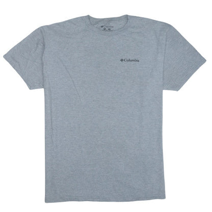 Columbia Men's Grey XL Outdoor Graphic Print Crew Neck T-Shirt
