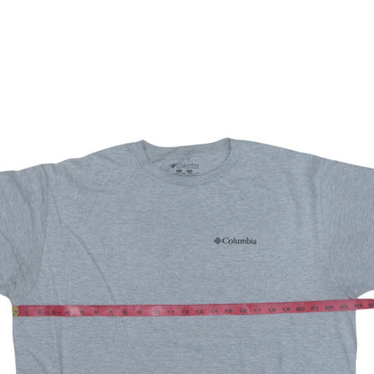 Columbia Men's Grey XL Outdoor Graphic Print Crew Neck T-Shirt