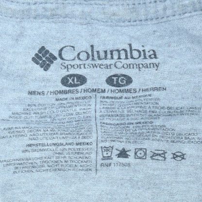 Columbia Men's Grey XL Outdoor Graphic Print Crew Neck T-Shirt