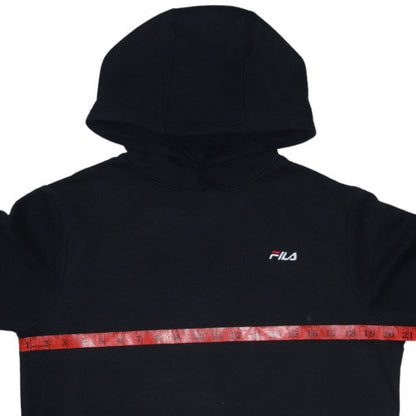 Fila Men's Black XS Pullover Hoodie - Cotton Blend Classic Sportswear