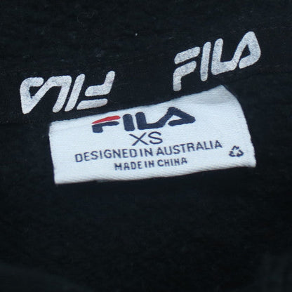 Fila Men's Black XS Pullover Hoodie - Cotton Blend Classic Sportswear