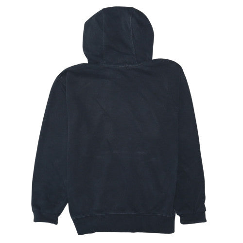 Nike Womens Black Pullover Hoodie Medium Drawstring Logo Cotton