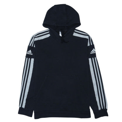 Adidas Men's Black Pullover Hoodie L Sports Fleece Hooded Sweatshirt