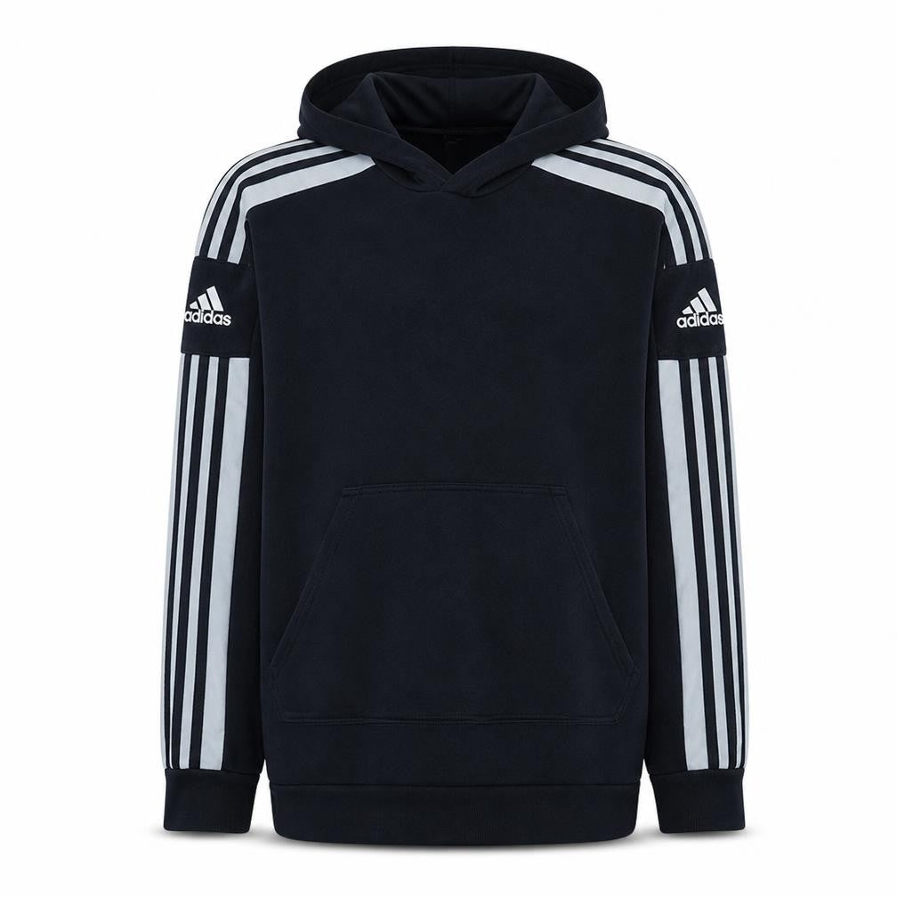 Adidas Men's Black Pullover Hoodie L Sports Fleece Hooded Sweatshirt